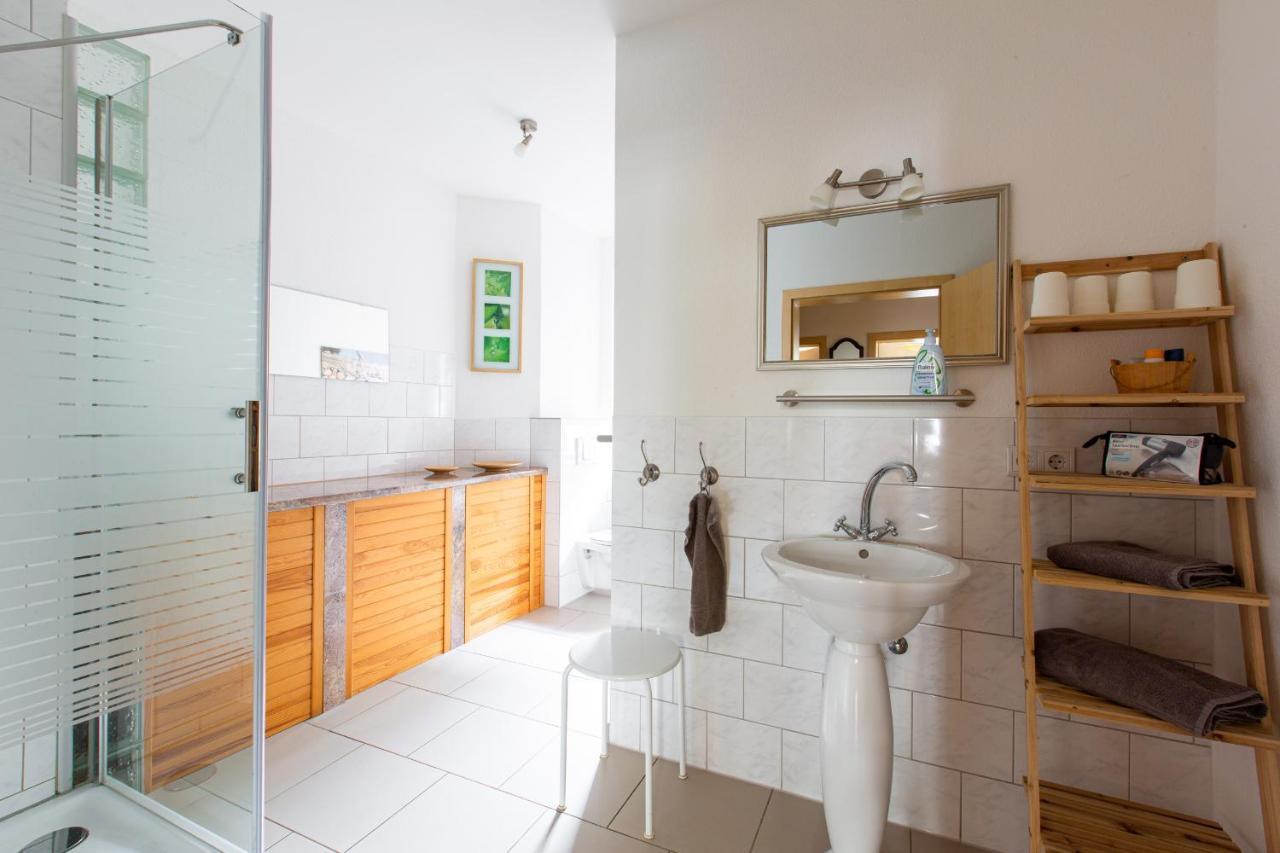 Ferienwohnung Am Auensee Leipzig Exteriör bild