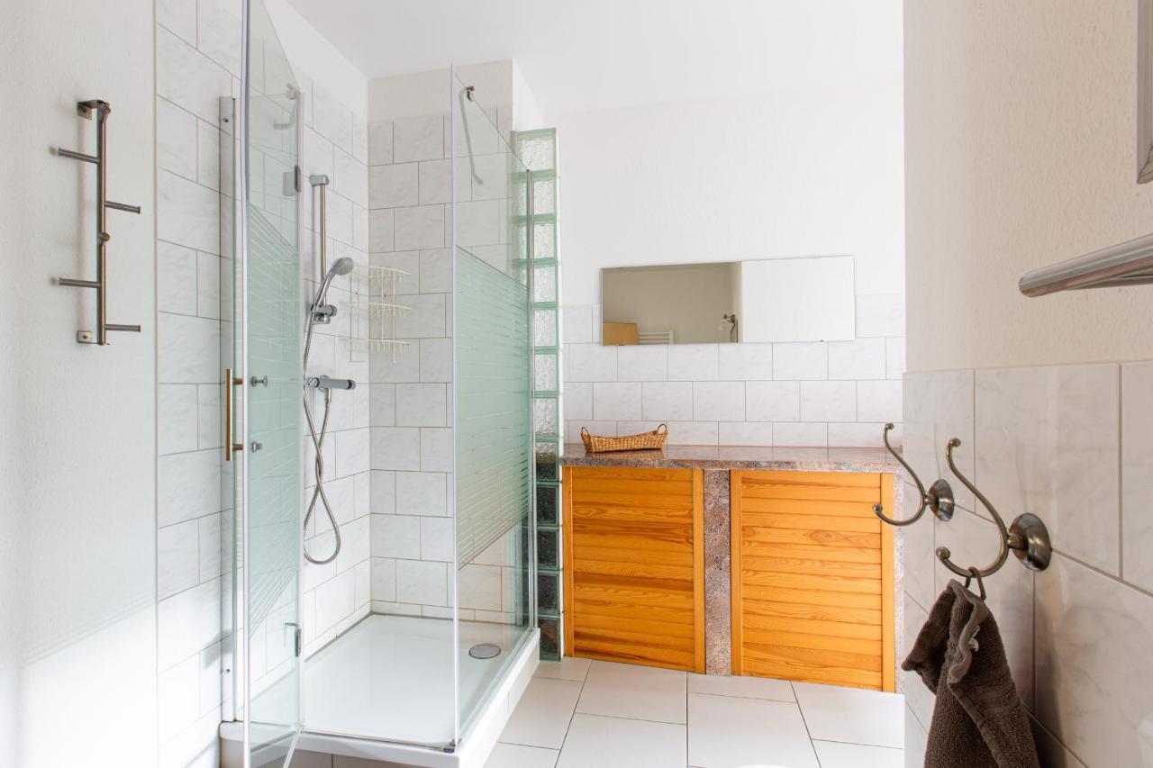 Ferienwohnung Am Auensee Leipzig Exteriör bild